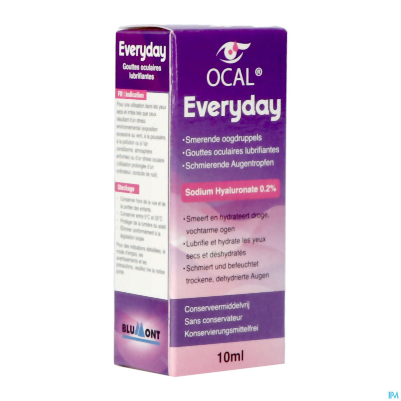 Ocal everyday gouttes yeux fl 10ml
