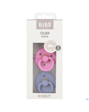 Bibs 2 tetine duo bubblegum/peri