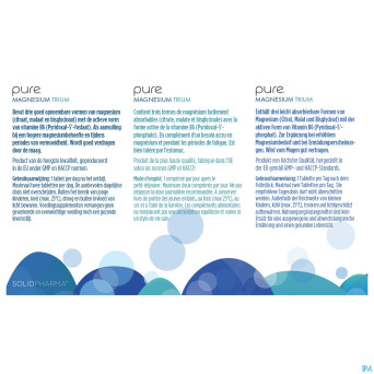 Pure magnesium trium comp 60