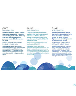 Pure magnesium trium comp 60