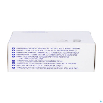 Swann-morton lames bistouris n/st n15 100 consulta