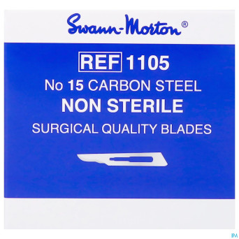 Swann-morton lames bistouris n/st n15 100 consulta