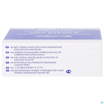 Swann-morton lames bistouris n/st n15 100 consulta