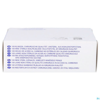 Swann-morton lames bistouris n/st n15 100 consulta