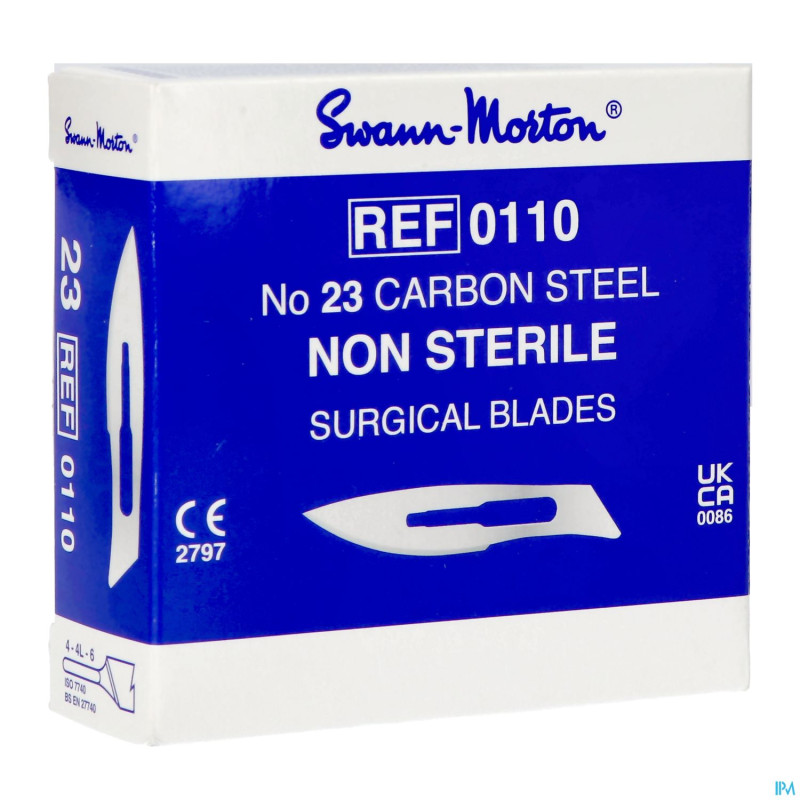 Swann-morton lames bistouris n/st n23 100 consulta