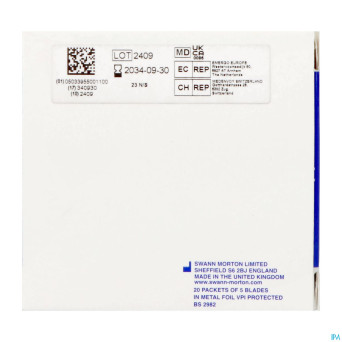 Swann-morton lames bistouris n/st n23 100 consulta