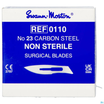 Swann-morton lames bistouris n/st n23 100 consulta