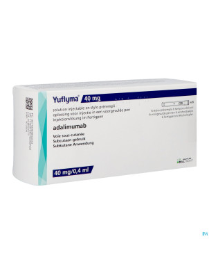 Yuflyma 40mg orifarm stylo prerempli 6+6 ling. alc