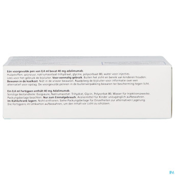 Yuflyma 40mg orifarm stylo prerempli 6+6 ling. alc