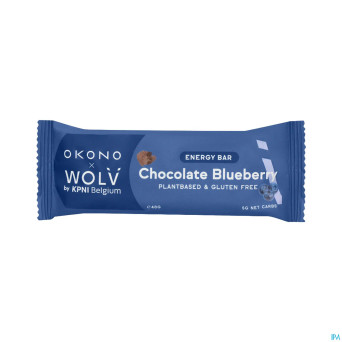 Okono bar energy chocolate blueberry 40g