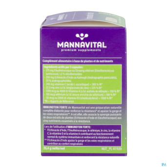 Mannavital immunoton forte v-caps 60