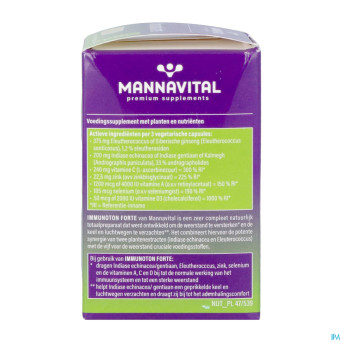 Mannavital immunoton forte v-caps 60