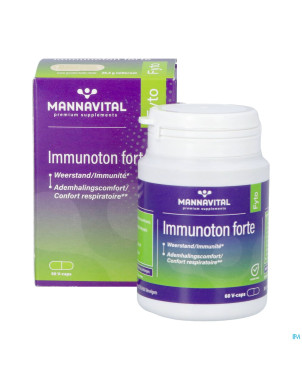 Mannavital immunoton forte v-caps 60