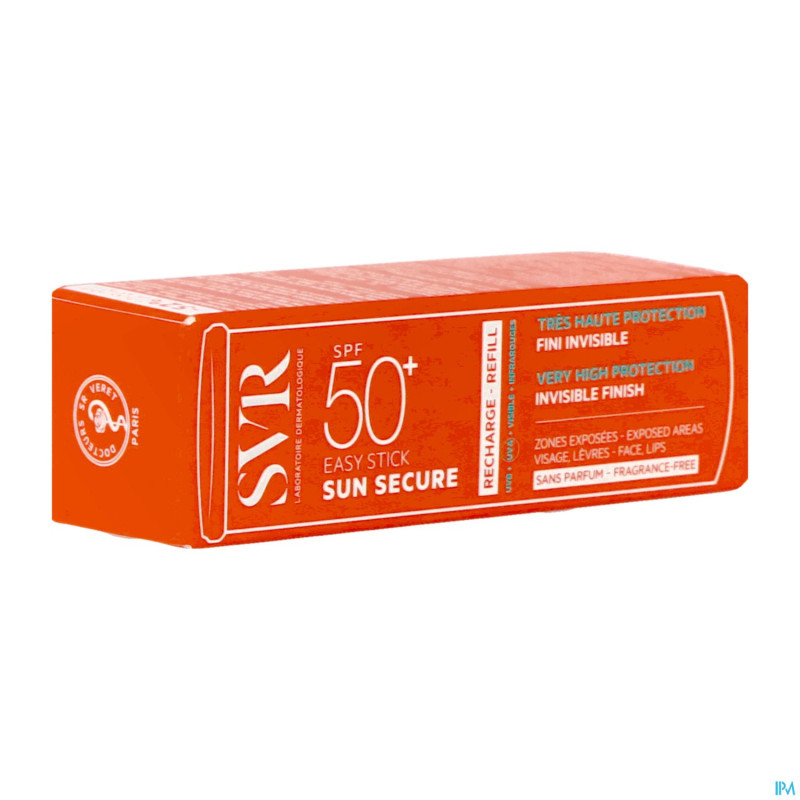 Svr sun secure easy stick spf50+ refill 10g