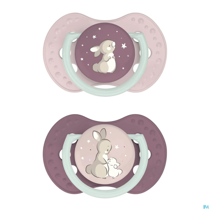 Difrax dynamic sucette day&night assorti 0-3m 2