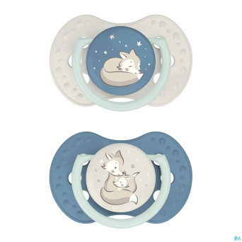 Difrax dynamic sucette day&night assorti 0-3m 2