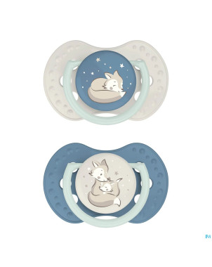 Difrax dynamic sucette day&night assorti 0-3m 2