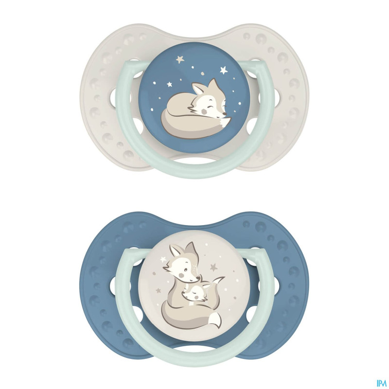 Difrax dynamic sucette day&night boy 3-6m 2