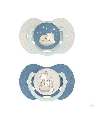 Difrax dynamic sucette day&night boy 3-6m 2