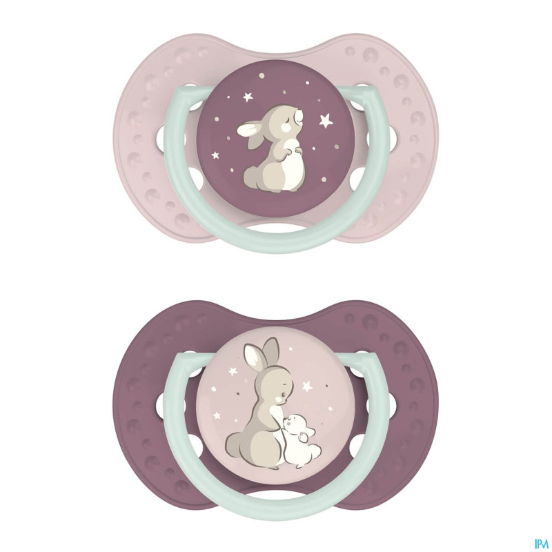 Difrax dynamic sucette day&night girl 3-6m 2