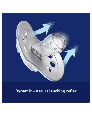 Difrax dynamic sucette day&night boy 18m+ 2