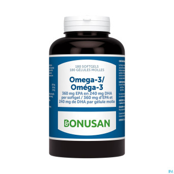 Omega 3 softcaps 180 bonusan