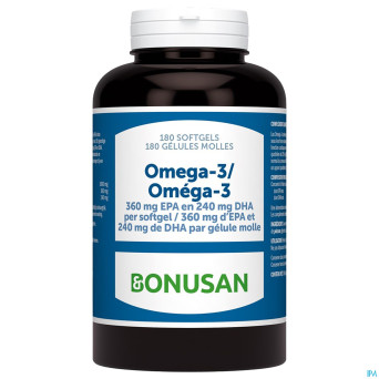 Omega 3 softcaps 180 bonusan