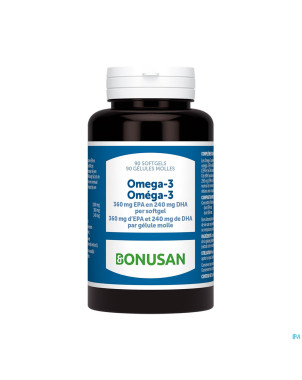 Omega 3 softcaps 90 bonusan