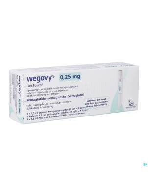Wegovy abacus 0,25mg flextouch sol inj stylo prer.