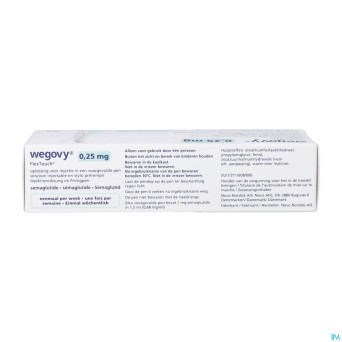 Wegovy abacus 0,25mg flextouch sol inj stylo prer.
