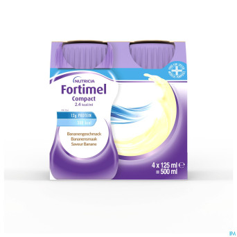Fortimel compact 2.4kcal banane 4x125ml