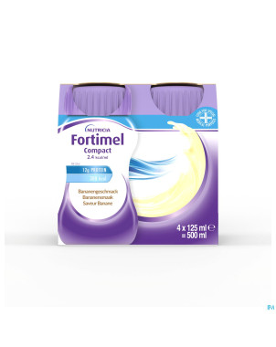 Fortimel compact 2.4kcal banane 4x125ml