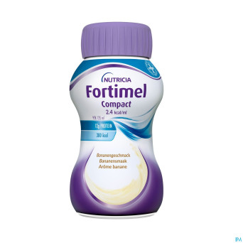 Fortimel compact 2.4kcal banane 4x125ml