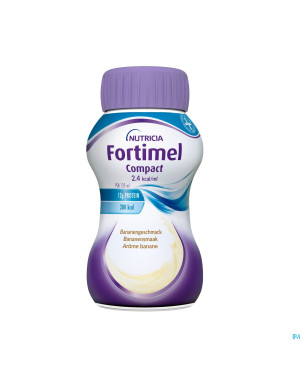 Fortimel compact 2.4kcal banane 4x125ml