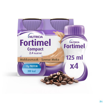 Fortimel compact 2.4kcal moccha 4x125ml
