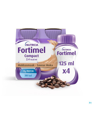 Fortimel compact 2.4kcal moccha 4x125ml