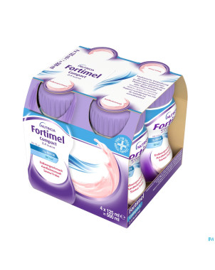 Fortimel compact 2.4kcal fraise 4x125ml