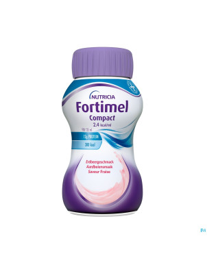 Fortimel compact 2.4kcal fraise 4x125ml