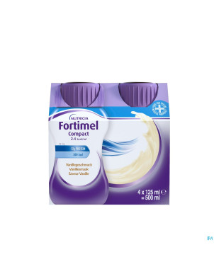 Fortimel compact 2.4kcal vanille 4x125ml