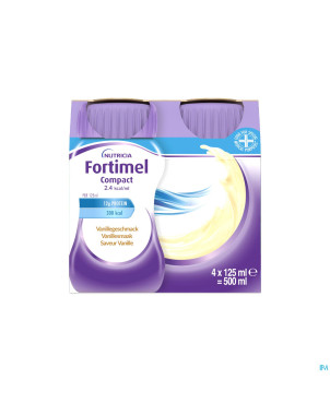 Fortimel compact 2.4kcal vanille 4x125ml