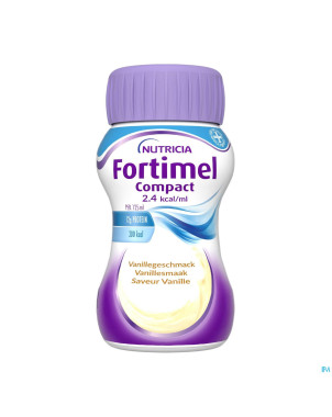 Fortimel compact 2.4kcal vanille 4x125ml