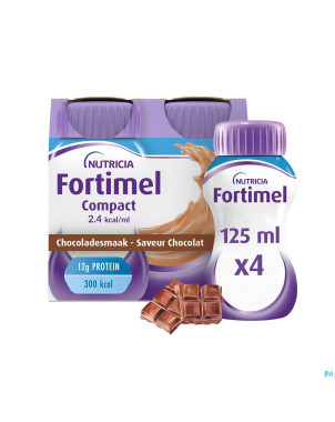 Fortimel compact 2.4kcal chocolat 4x125ml