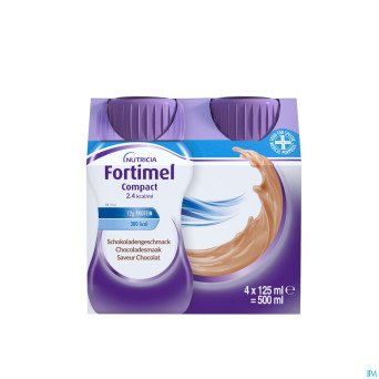 Fortimel compact 2.4kcal chocolat 4x125ml