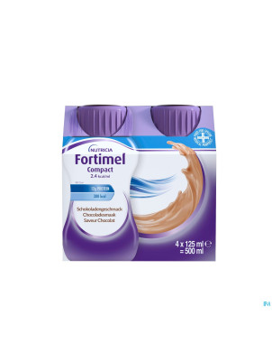 Fortimel compact 2.4kcal chocolat 4x125ml