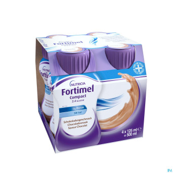 Fortimel compact 2.4kcal chocolat 4x125ml