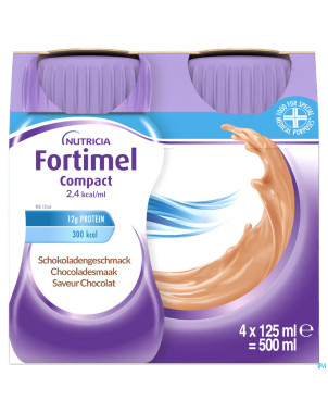 Fortimel compact 2.4kcal chocolat 4x125ml