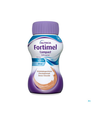Fortimel compact 2.4kcal chocolat 4x125ml