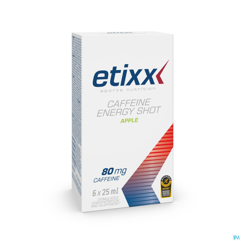 Etixx caffeine energy shot   9x25ml