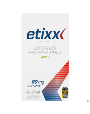 Etixx caffeine energy shot   9x25ml