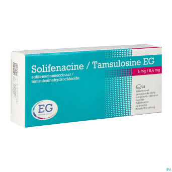 Solifenacine tamsulosine eg 6/04,mg lib.mod.comp30